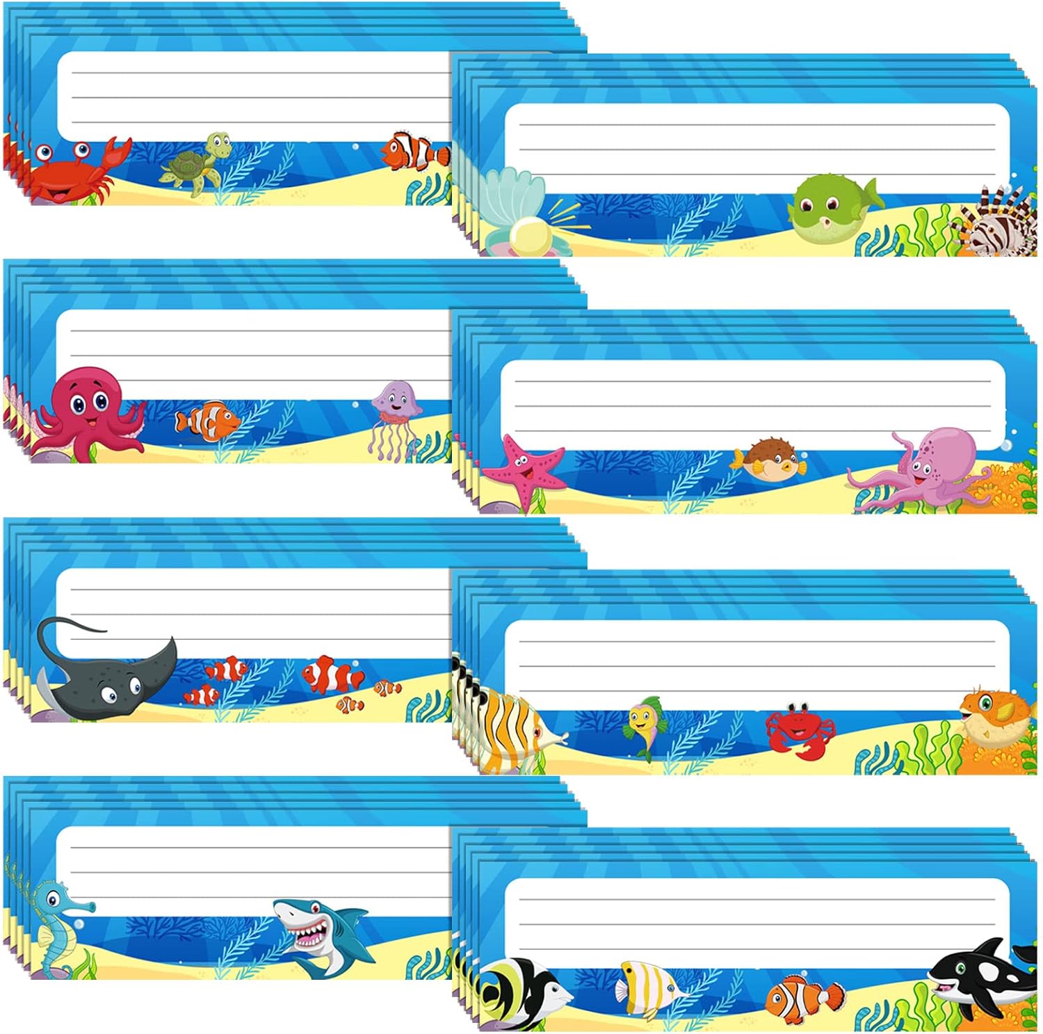 Desk Name Plate - 40 Sea Themed Name Plates for