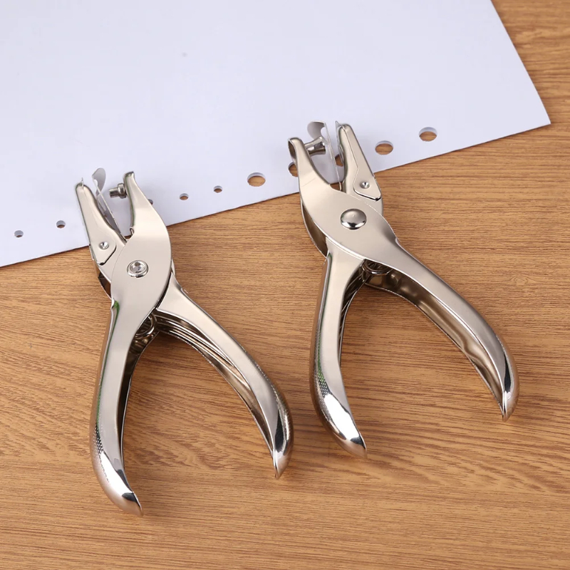 Paper Punch 3 Hole - 3/6mm Hole Puncher Portable Single Hole