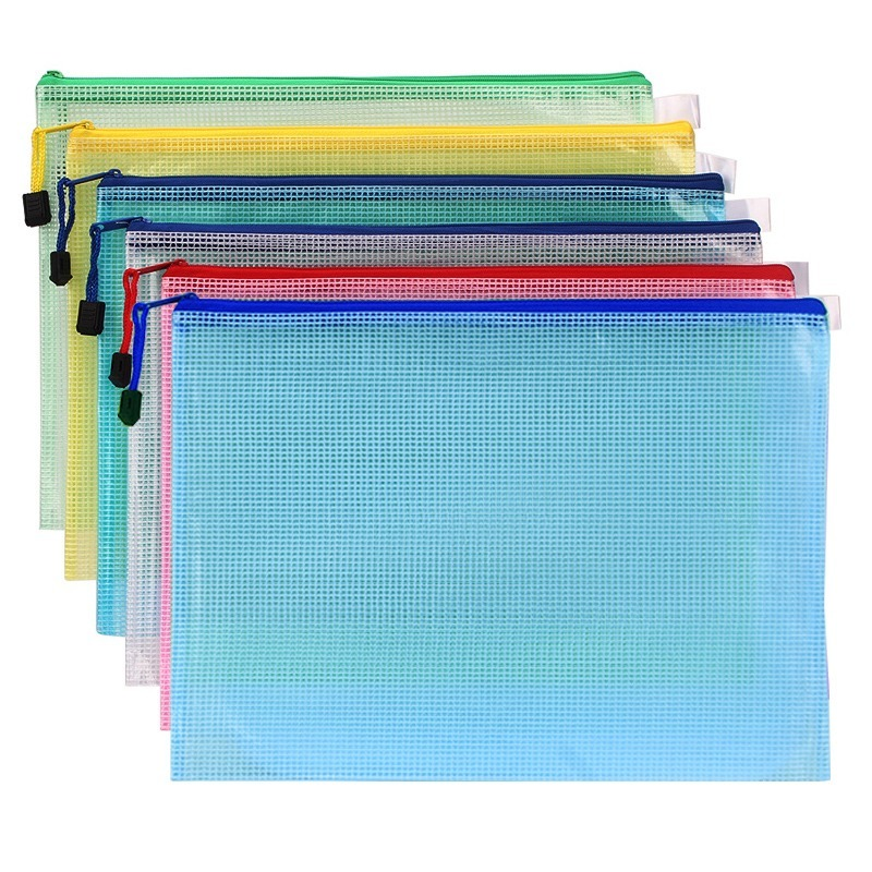 Portfolio Folder Zip - Zipper Documents Pouch Waterproof Document Bag