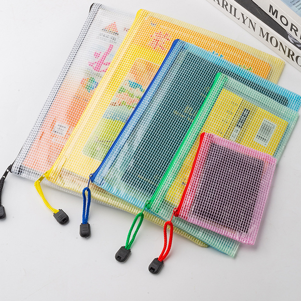 Portfolio Folder Zip - 10Pcs Mesh Zipper Pouch A5 A6