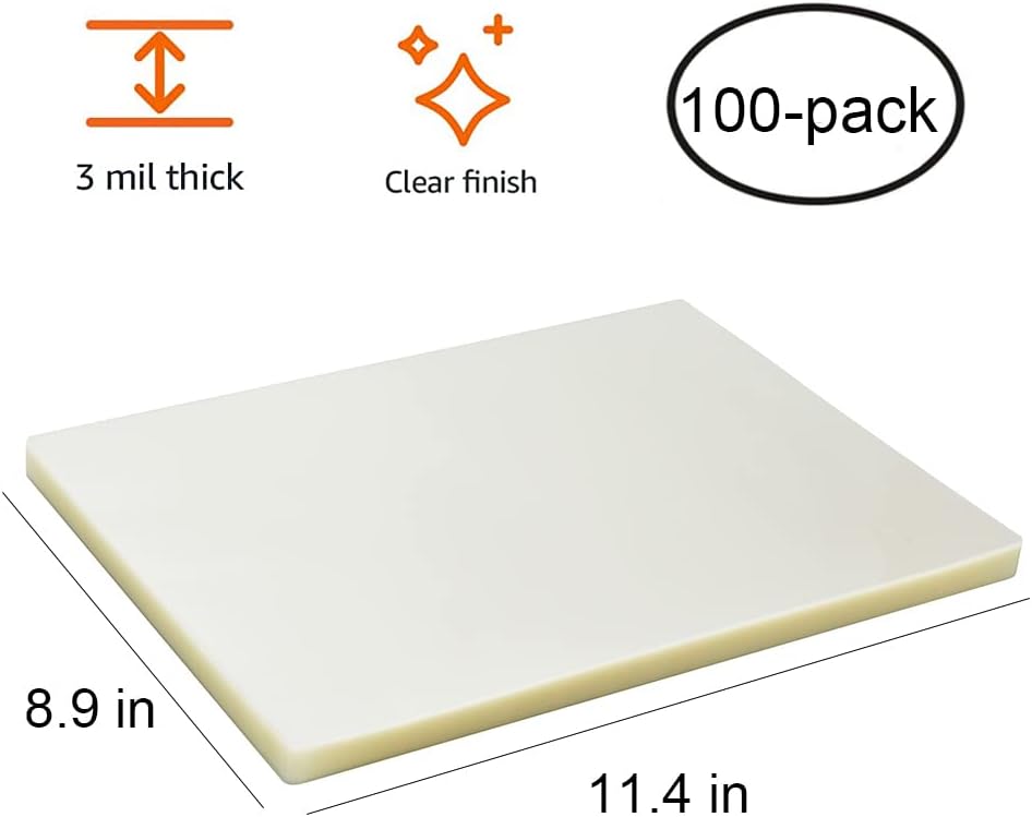 Thermal Laminating Pouches 8.9 - огляд і ціна Document Laminator Pouch