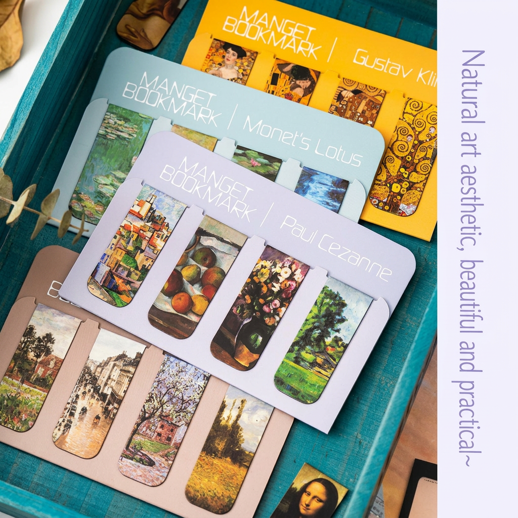 4pcs Artistic Magnetic Bookmar - огляд і ціна Paperclip Magnetic Set