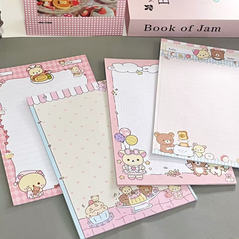 Cute Rilakkuma B5 Notebook Set - огляд і ціна Stationery Office Items List