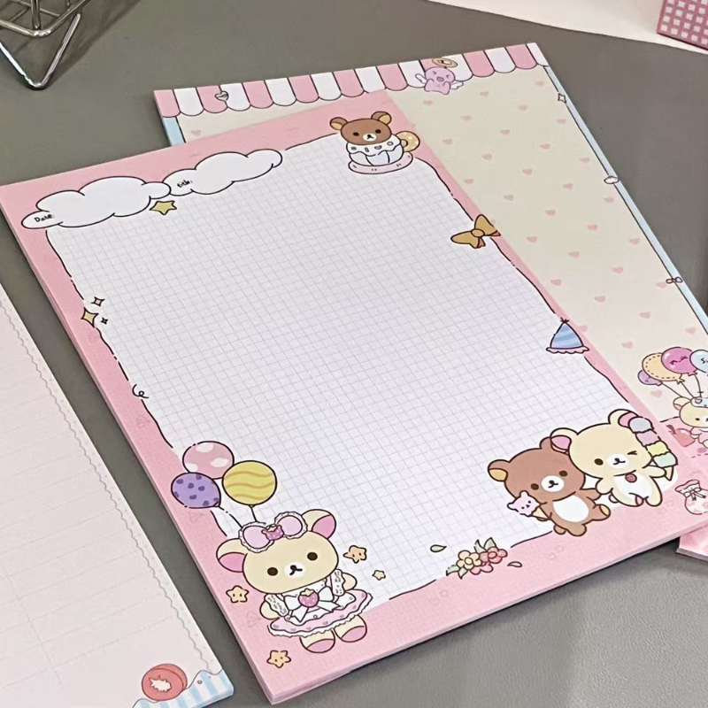 Cute Rilakkuma B5 Notebook Set - огляд і ціна Stationery Office Items List