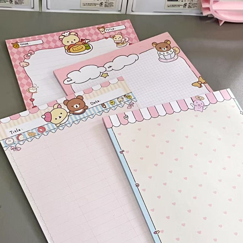 Cute Rilakkuma B5 Notebook Set - огляд і ціна Stationery Office Items List