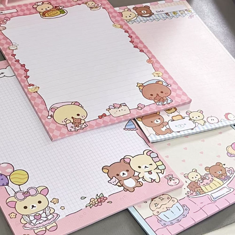 Cute Rilakkuma B5 Notebook Set - огляд і ціна Stationery Office Items List