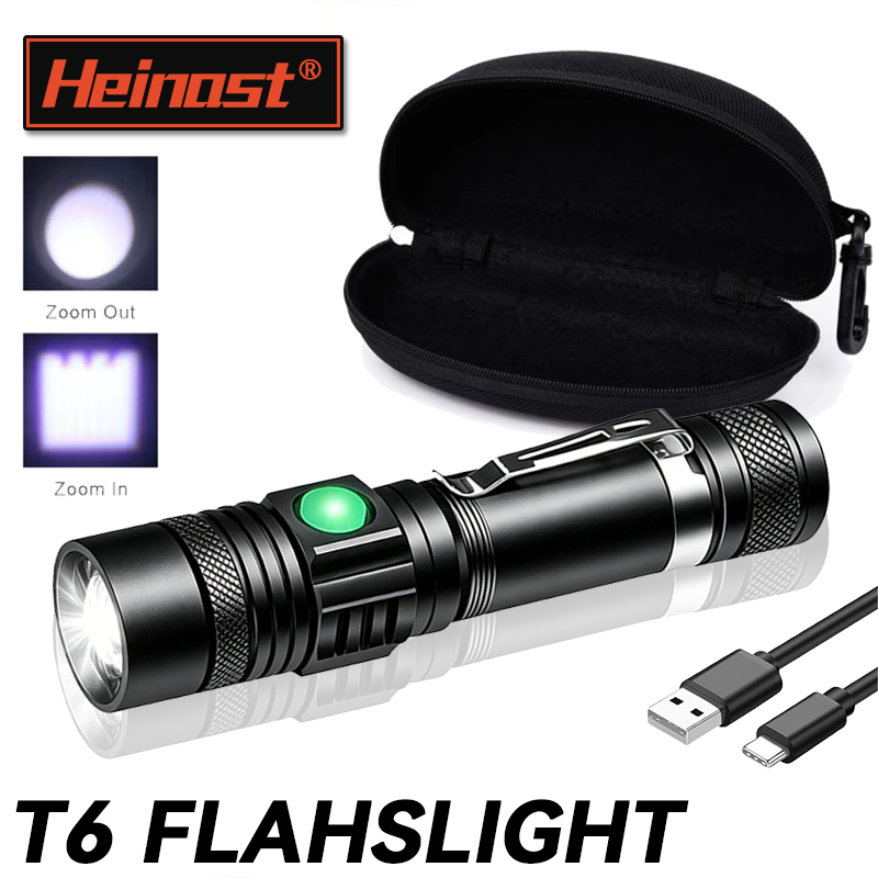 T6 LED Rechargeable Flashlight - огляд і ціна Stationery Supply