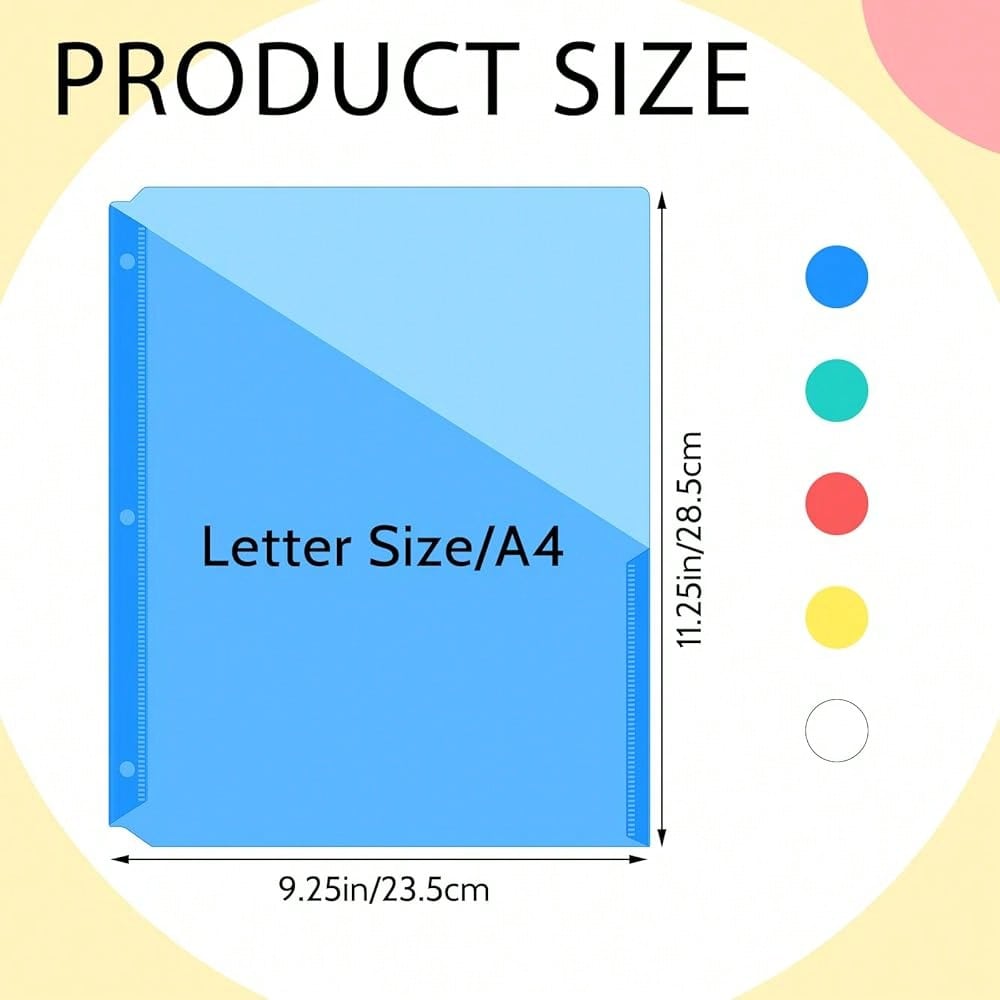 Maitys 30 Pack Binder Pockets  - огляд і ціна Paper Punch 3 Hole