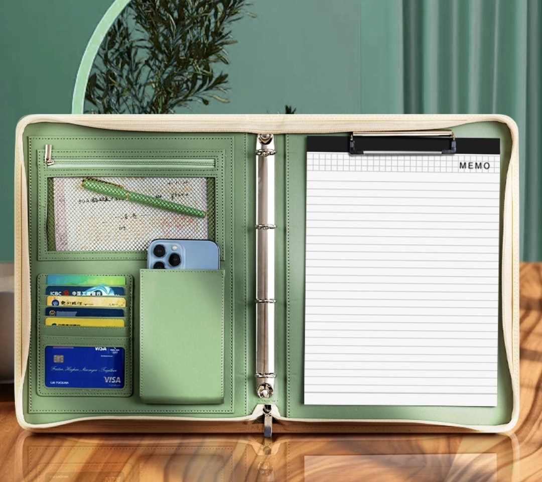 New A4 Zippered Padfolio Folde - огляд і ціна Portfolio Folder Zip