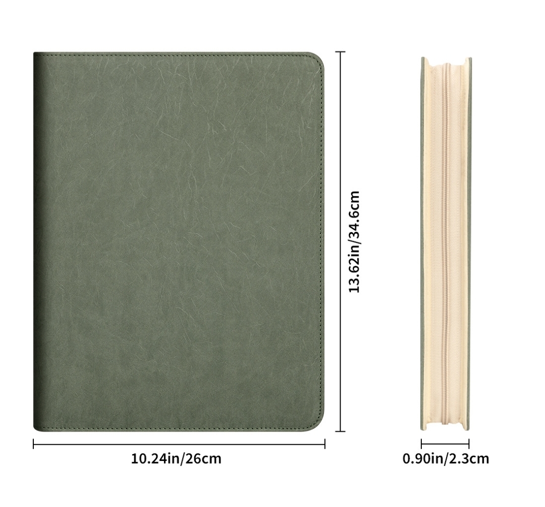 New A4 Zippered Padfolio Folde - огляд і ціна Portfolio Folder Zip