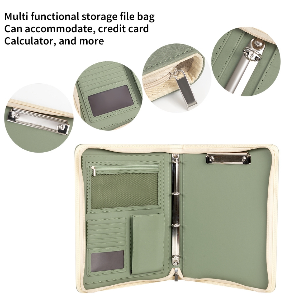 New A4 Zippered Padfolio Folde - огляд і ціна Portfolio Folder Zip