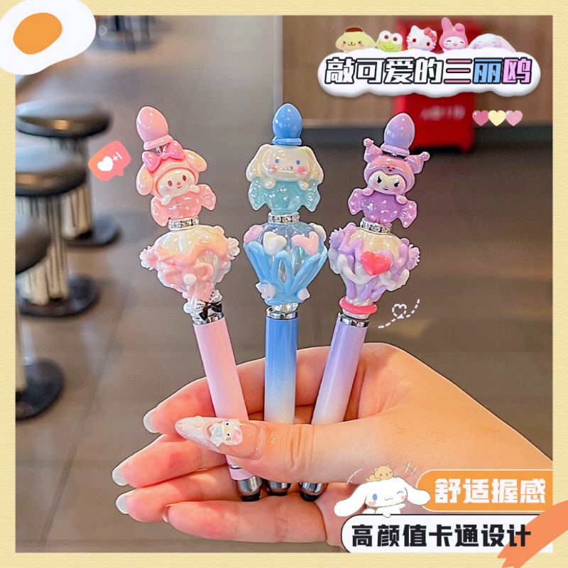 Cartoon Anime Sanrio Bead Pen  - огляд і ціна Office Supply Office Stationery Items