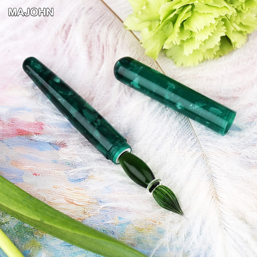 MAJOHN N10 Resin Handmade Glas - огляд і ціна Stationery Supplies Business