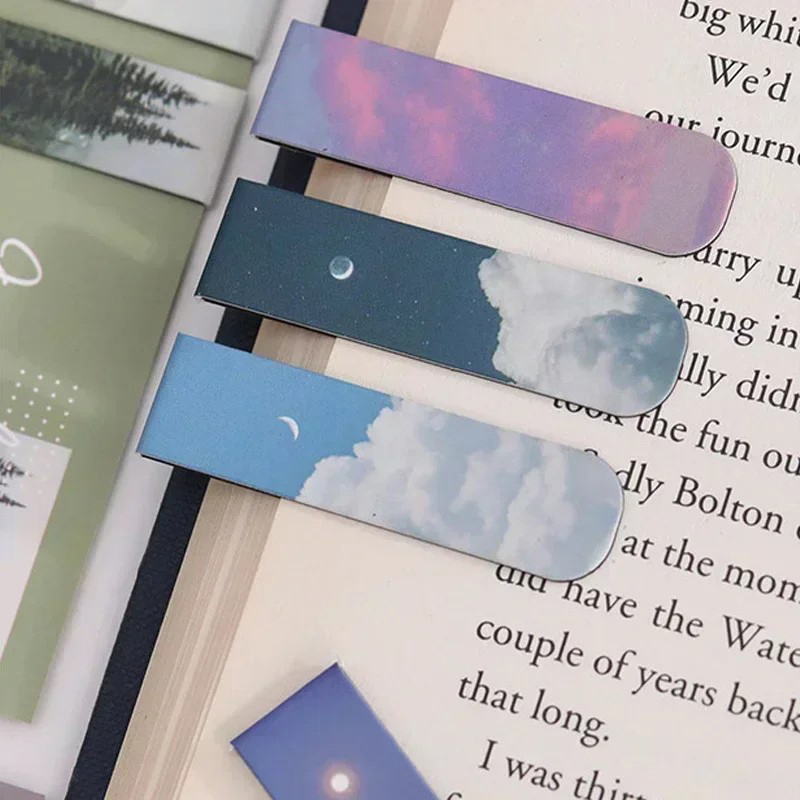 2Pcs/Set Landscape Themed Magn - огляд і ціна Paperclip Magnetic Set