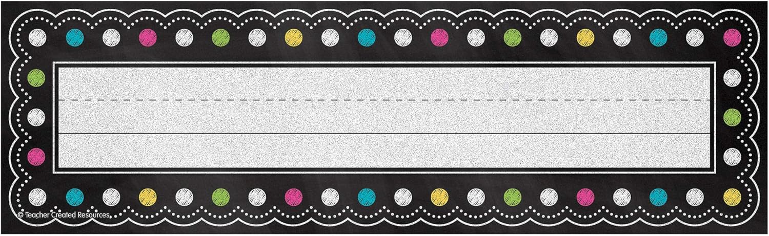 Chalkboard Brights Name Plates - огляд і ціна Desk Name Plate