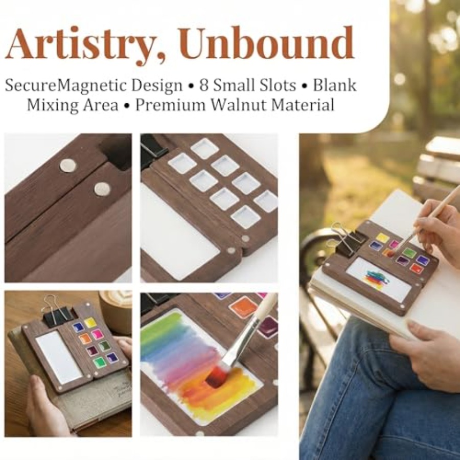 Set of 2 Portable Sketchbook P - огляд і ціна Paperclip Magnetic Set