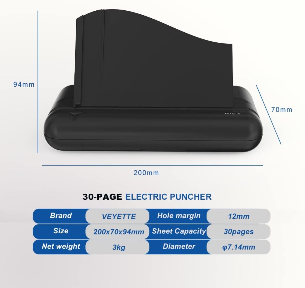 Electric 3 Hole Paper Punch, H - огляд і ціна Paper Punch 3 Hole