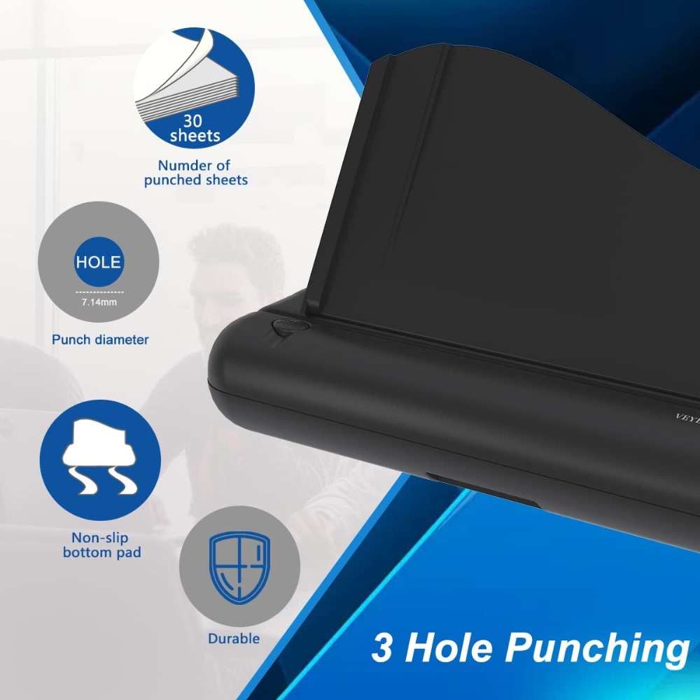 Electric 3 Hole Paper Punch, H - огляд і ціна Paper Punch 3 Hole