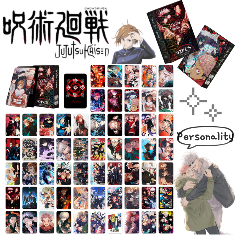 92pcs Jujutsu Kaisen Yuji Itad - огляд і ціна Memo Pad Sticky