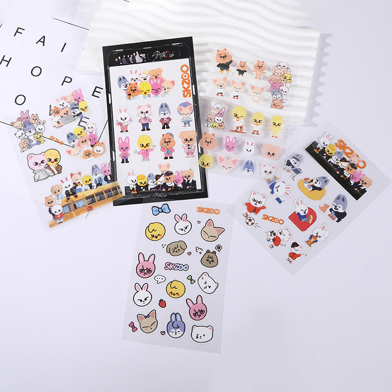 Skzoo Stray Kids Anime Cartoon - огляд і ціна Memo Pad Sticky
