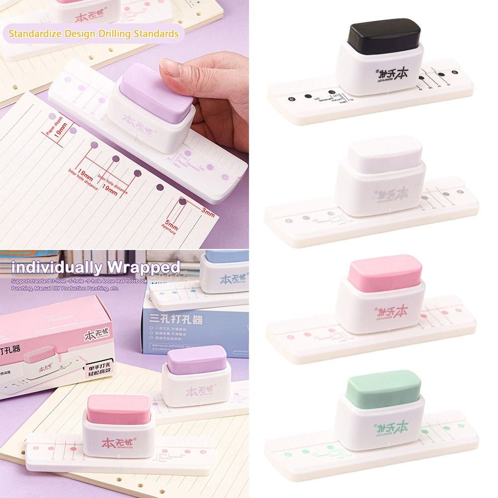 3-Hole Mini Hand Hole Puncher  - огляд і ціна Paper Punch 3 Hole