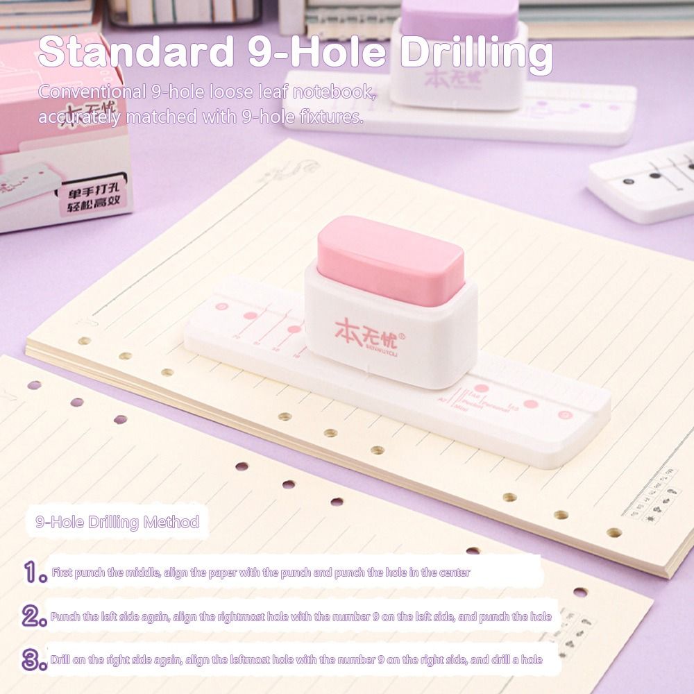 3-Hole Mini Hand Hole Puncher  - огляд і ціна Paper Punch 3 Hole