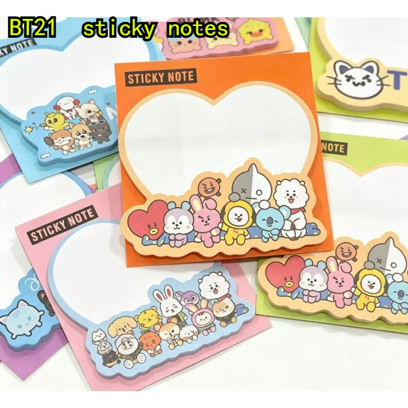 BT21 Creative Cute Sticky Note - огляд і ціна Memo Pad Sticky