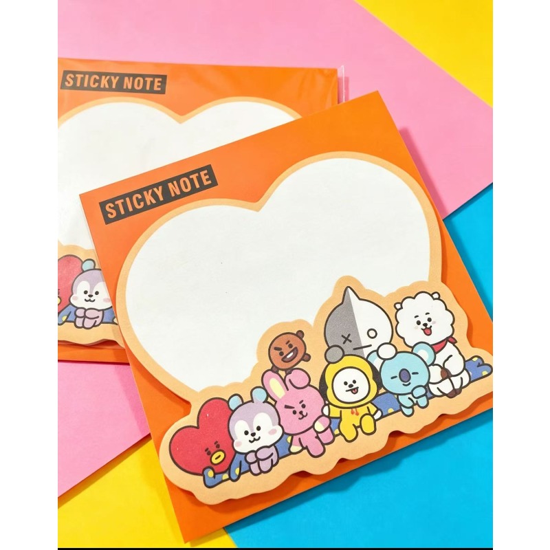 BT21 Creative Cute Sticky Note - огляд і ціна Memo Pad Sticky