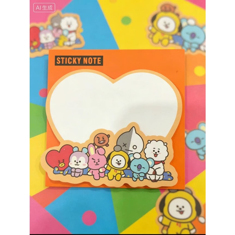 BT21 Creative Cute Sticky Note - огляд і ціна Memo Pad Sticky