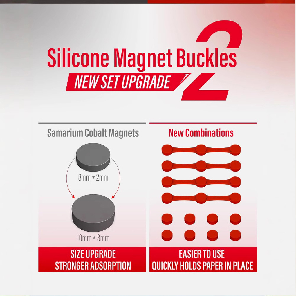 1-4pcs Air Fryer Magnet Silico - огляд і ціна Paperclip Magnetic Set
