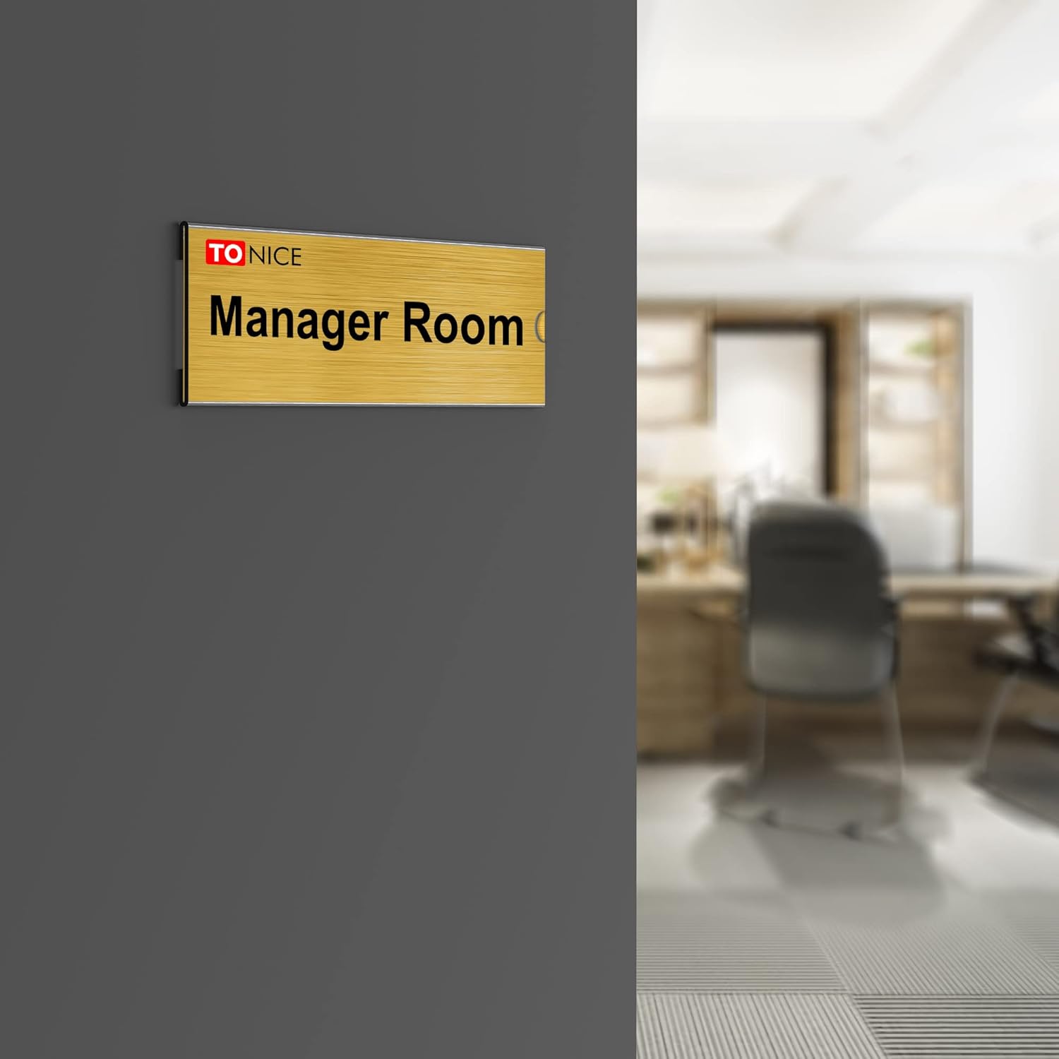 12 Pack Acrylic Desk Nameplate - огляд і ціна Desk Name Plate