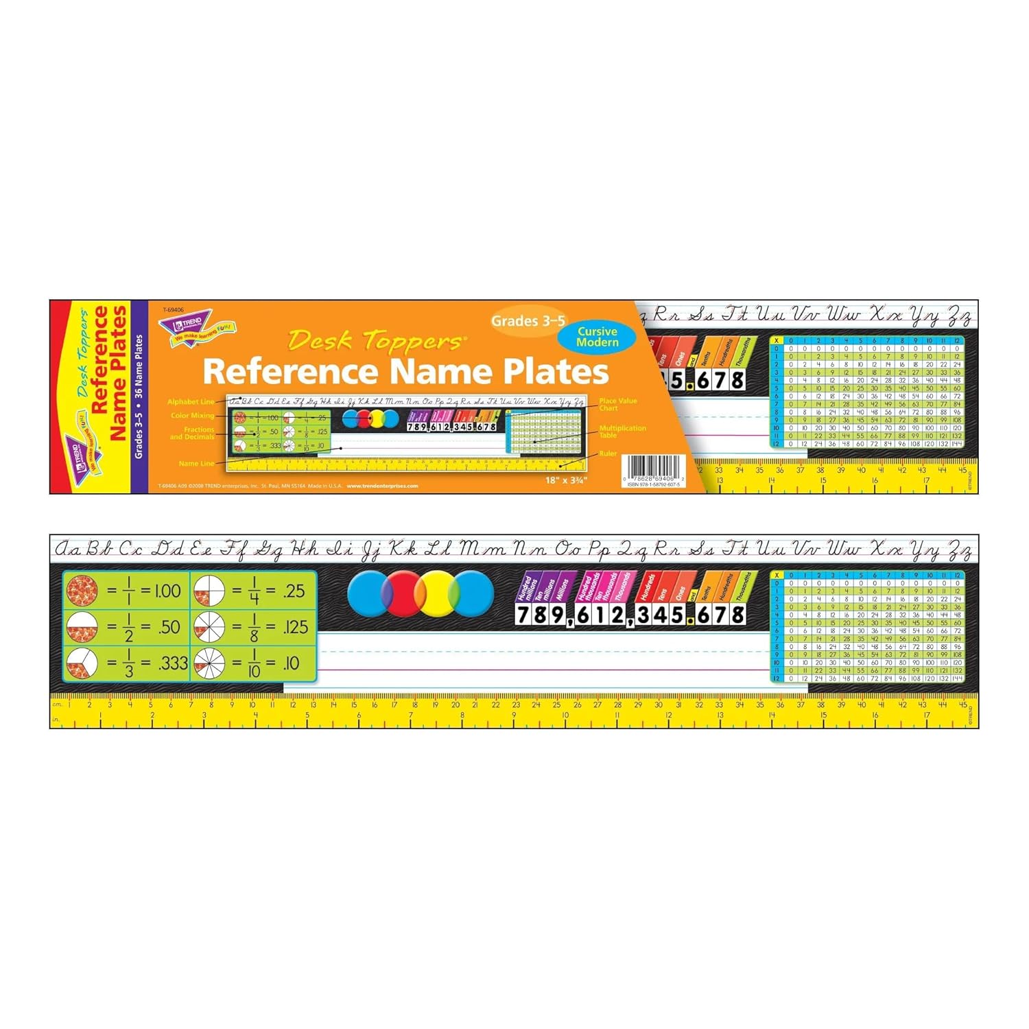 Grades 3-5 Desk Name Plates wi - огляд і ціна Desk Name Plate