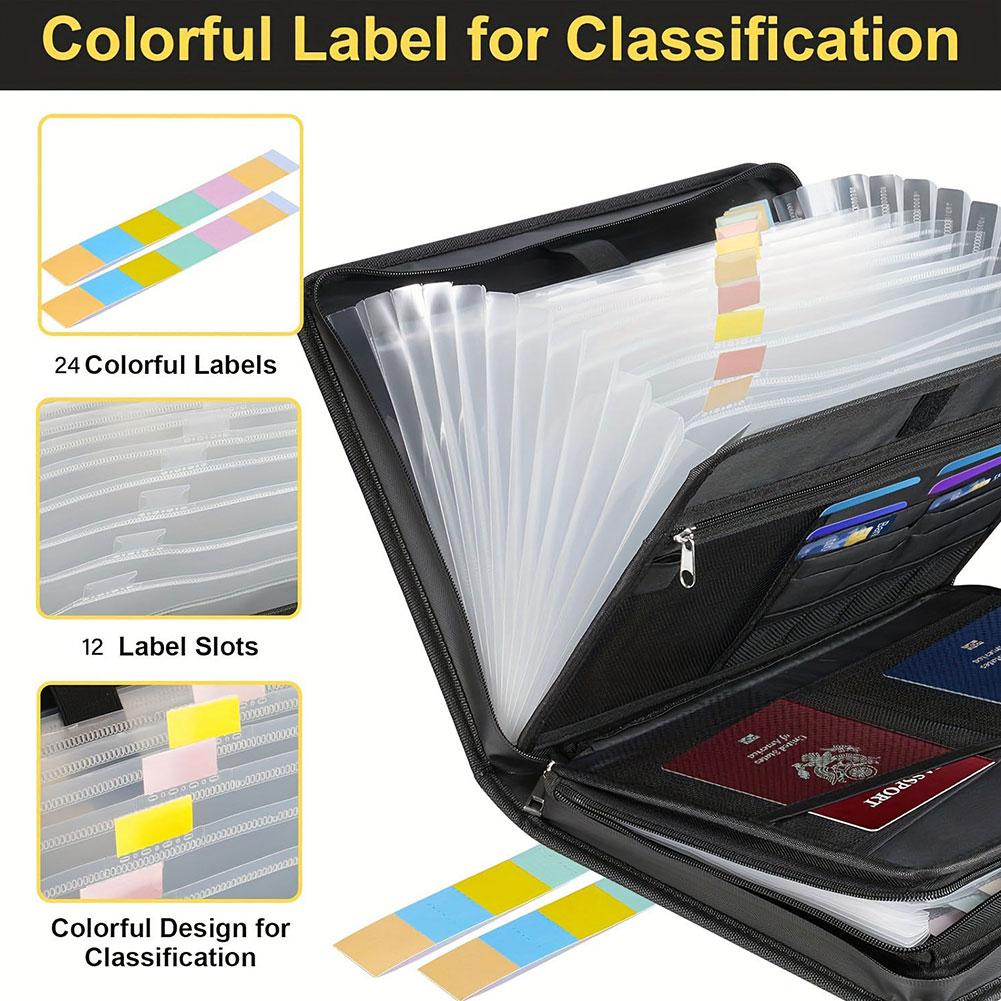 A4 Zipper File Bag Waterproof  - огляд і ціна Portfolio Folder Zip