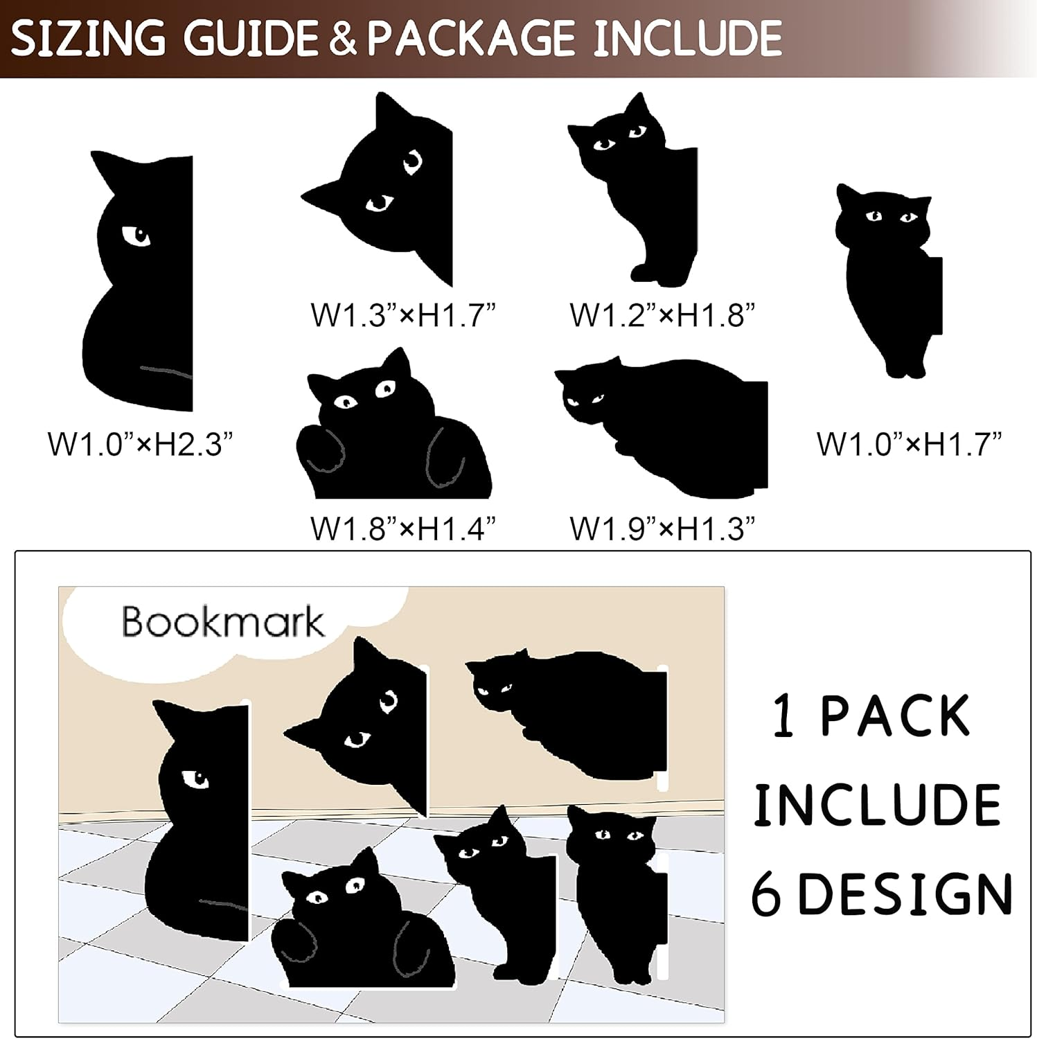 Magnetic Bookmarks - 6 Pieces  - огляд і ціна Paperclip Magnetic Set
