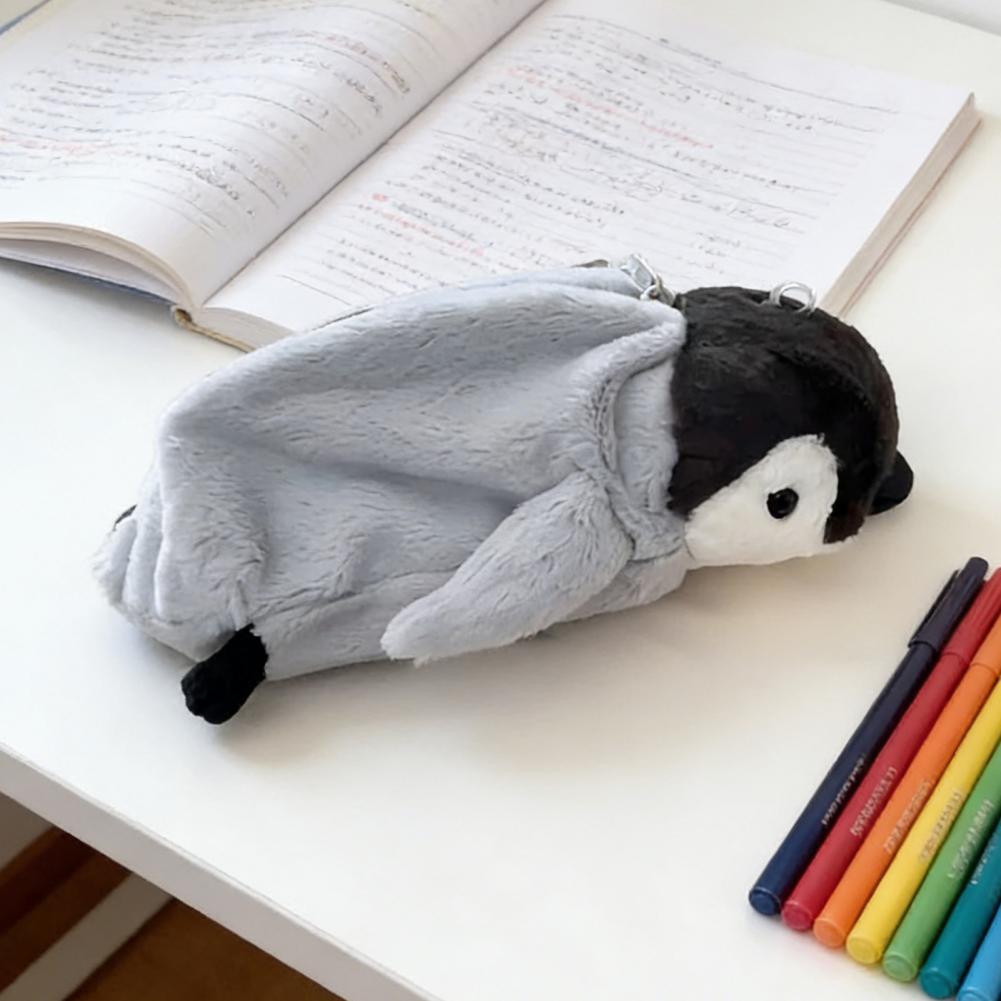 Cute Penguin Pencil Pouch Larg - огляд і ціна Stationery Supply