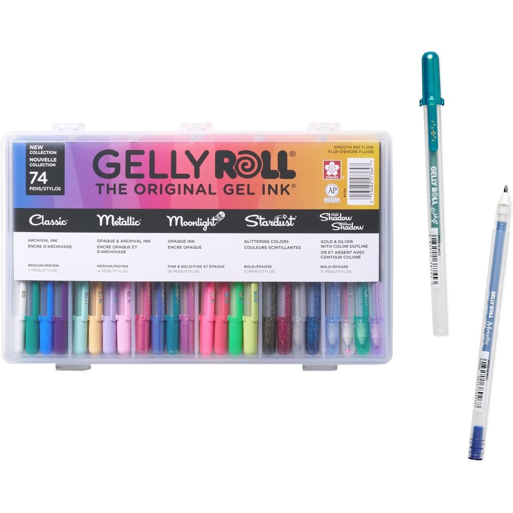 Gel Ink Pens Set - Assorted Si - огляд і ціна Gel Ink Pen Set