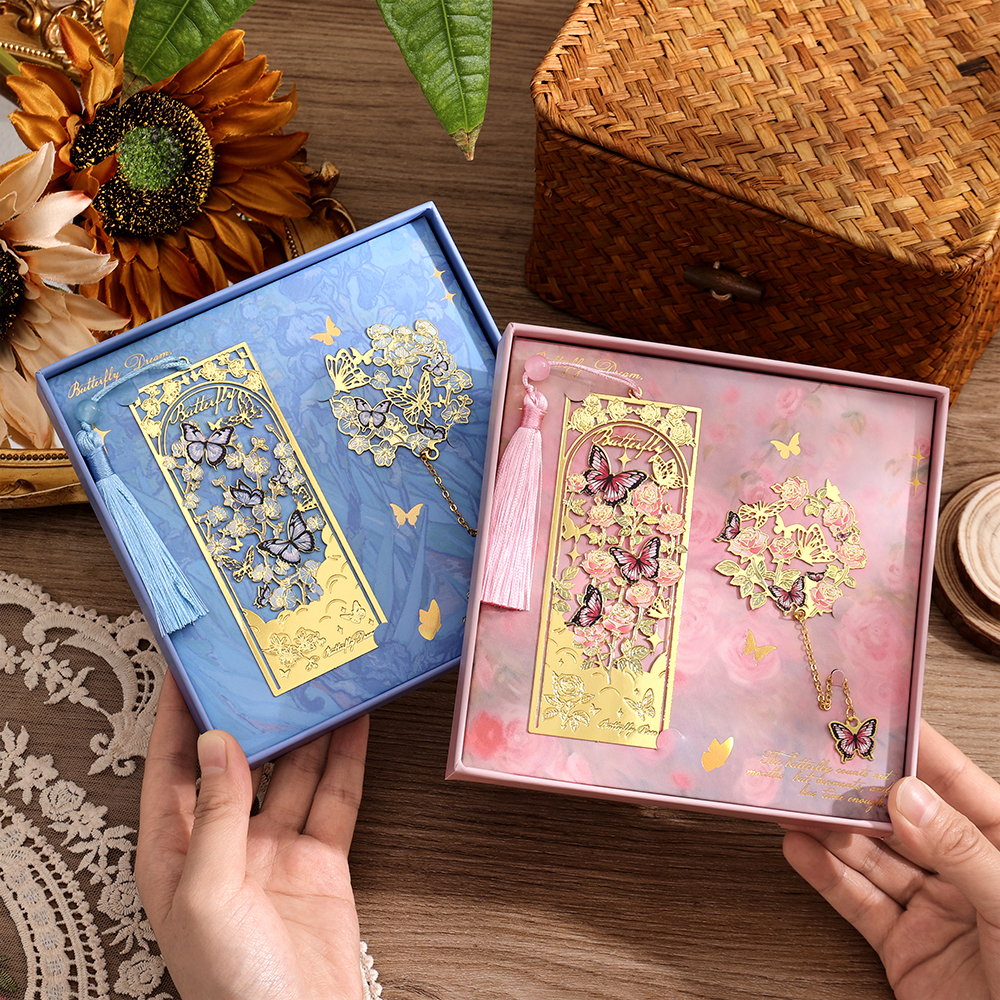 2 Pcs Butterfly Bookmarks With - огляд і ціна Stationery Supply