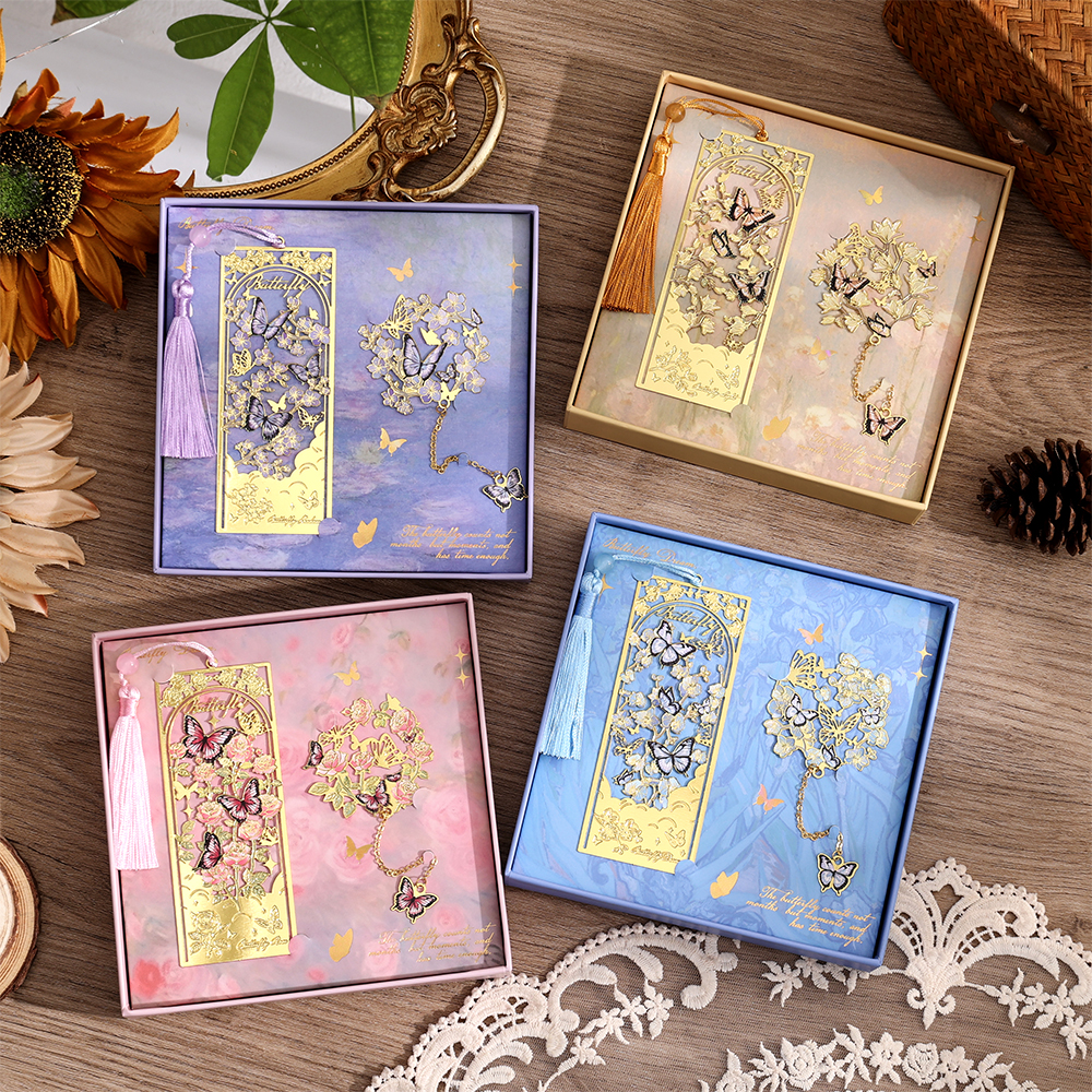 2 Pcs Butterfly Bookmarks With - огляд і ціна Stationery Supply