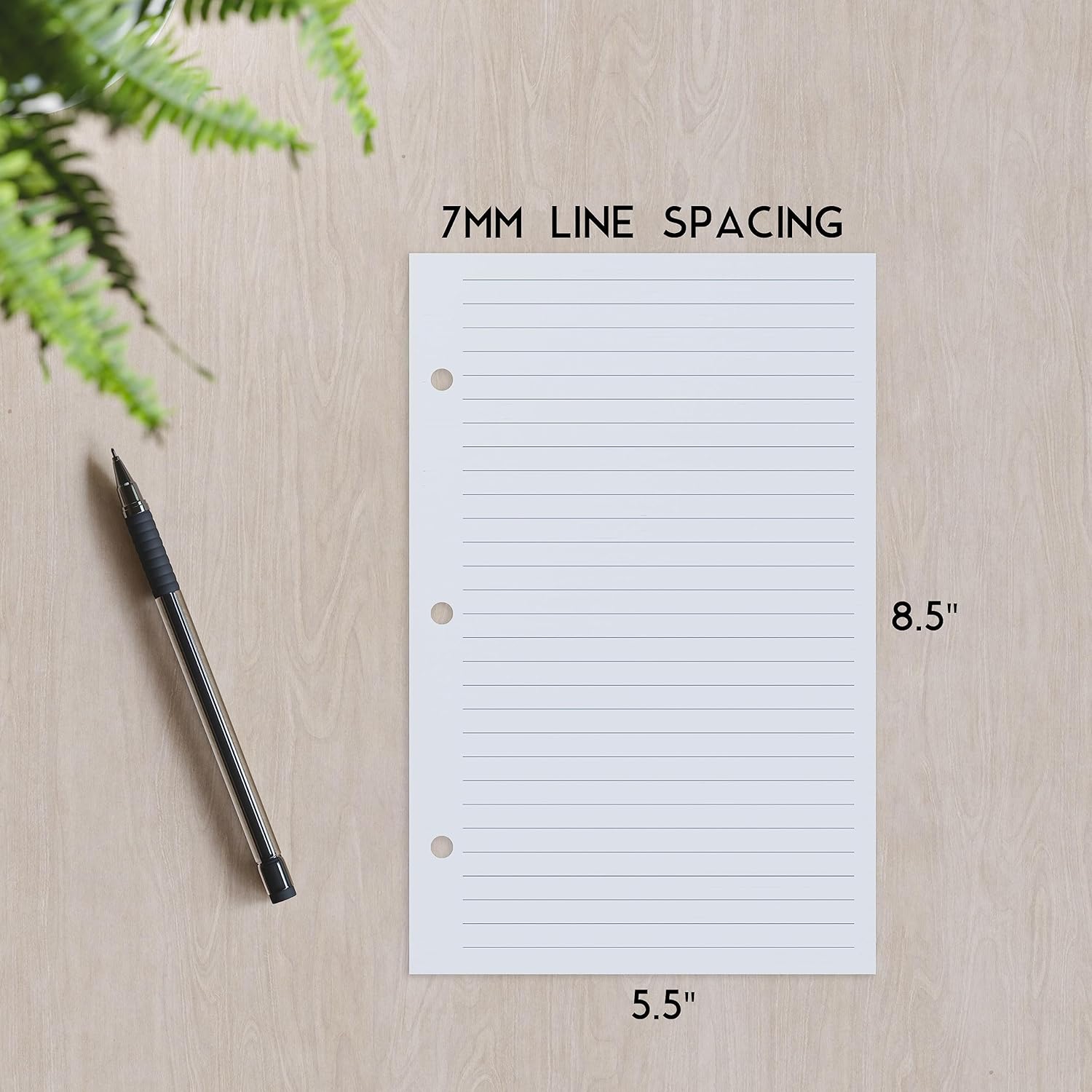 Half Letter Lined Paper, 3-Hol - огляд і ціна Paper Punch 3 Hole