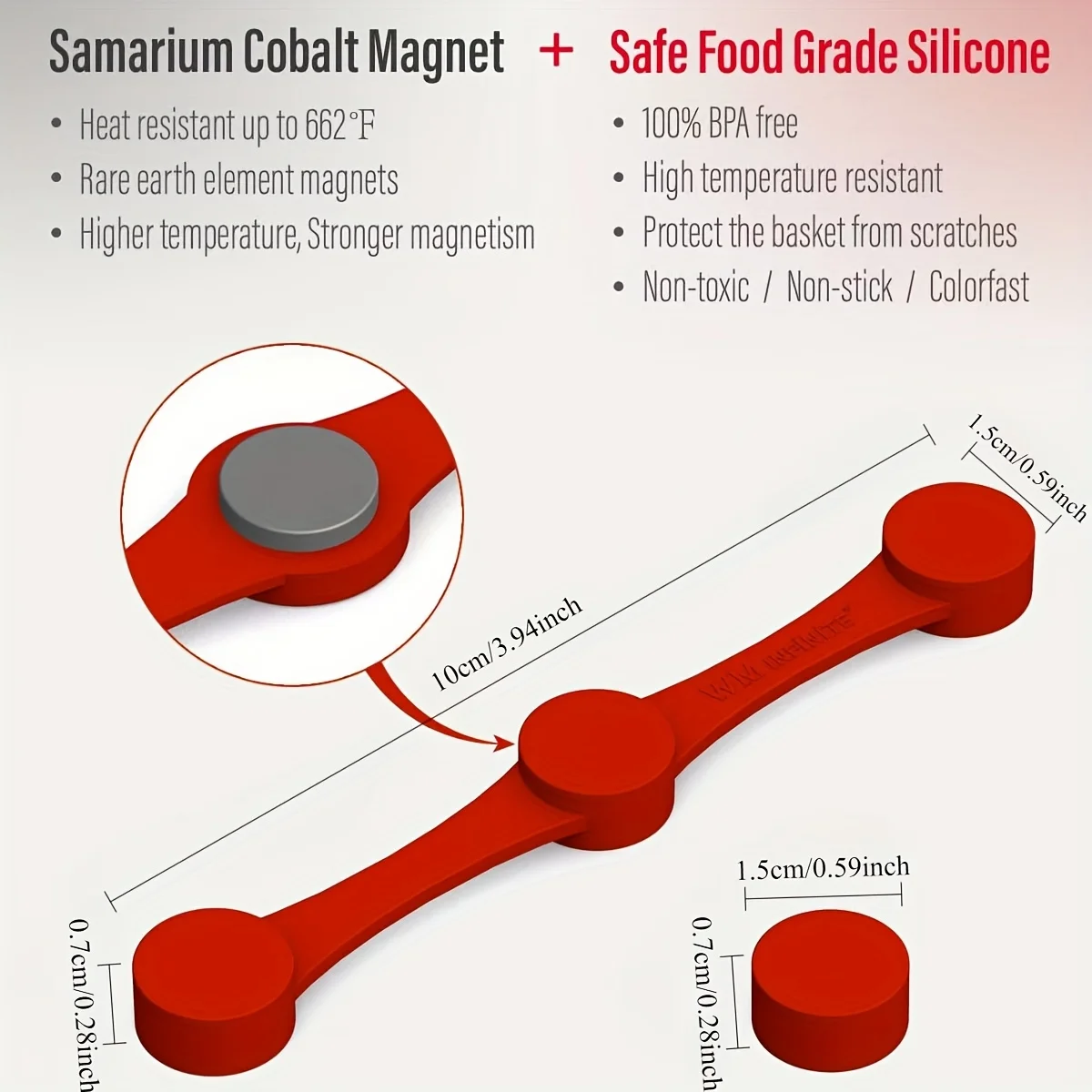 Air Fryer Magnet Silicone Buck - огляд і ціна Paperclip Magnetic Set