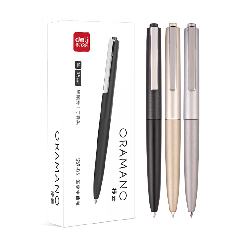 Deli 3pcs 0.5mm/0.7mm Black In - огляд і ціна Stationery Supplies Business