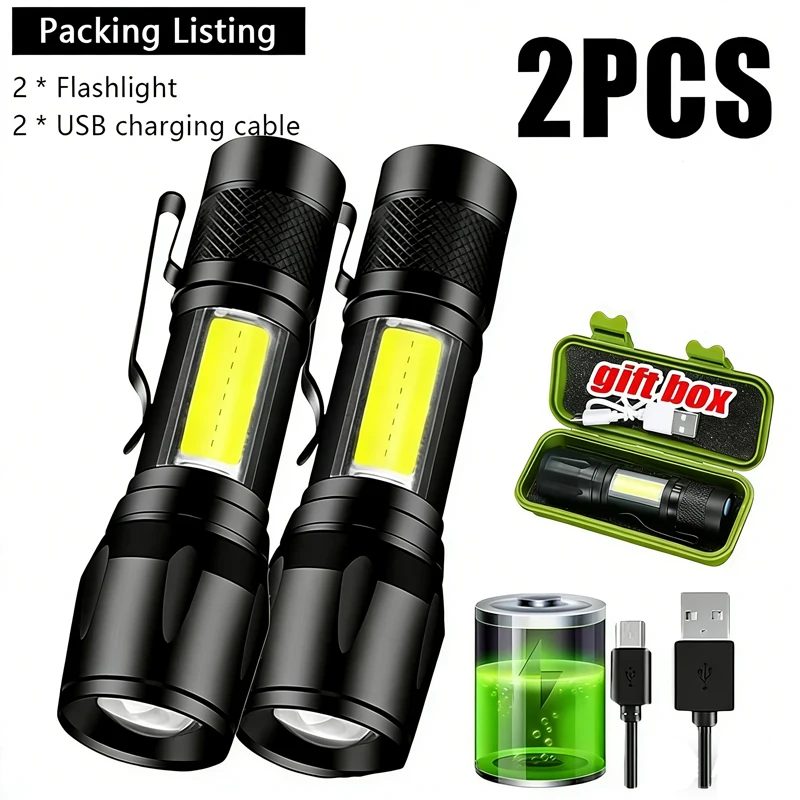Mini LED Flashlight COB+XPE Po - огляд і ціна Stationery Supply