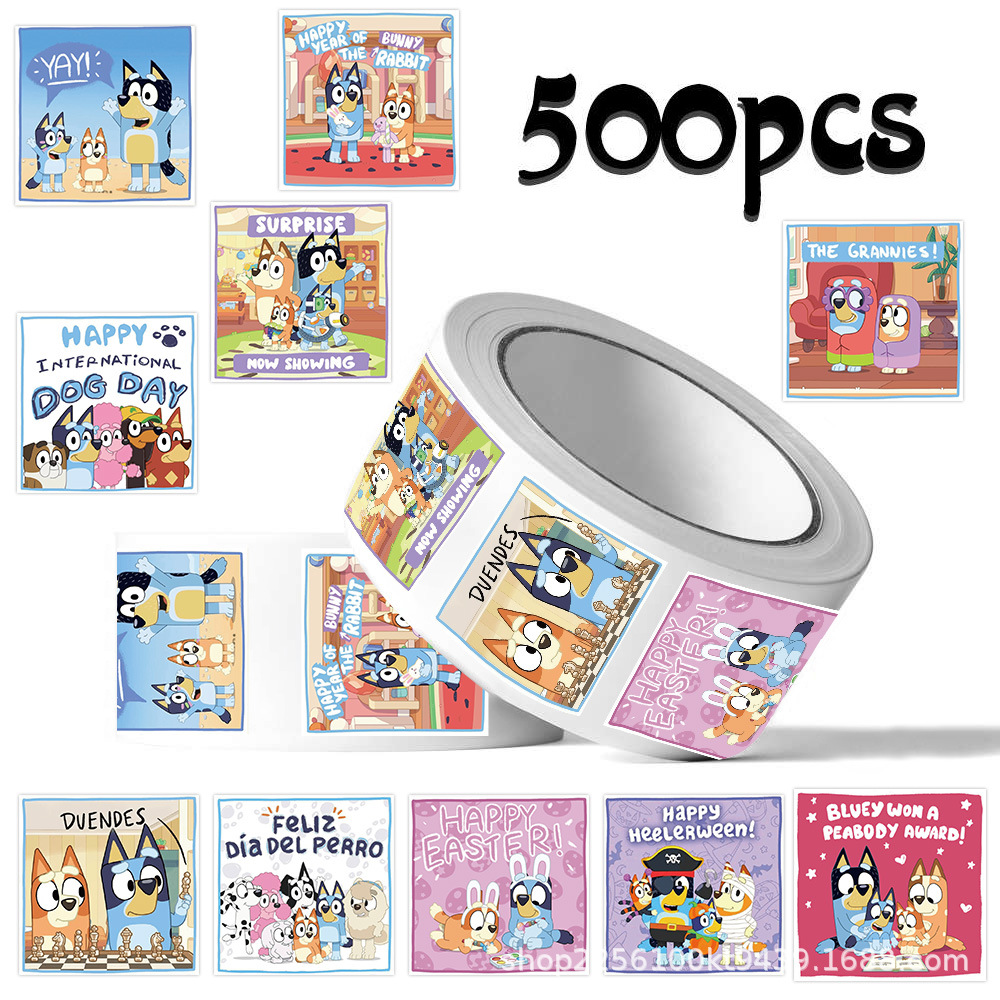 Wholesale 500Pcs/Roll Bluey St - огляд і ціна Memo Pad Sticky