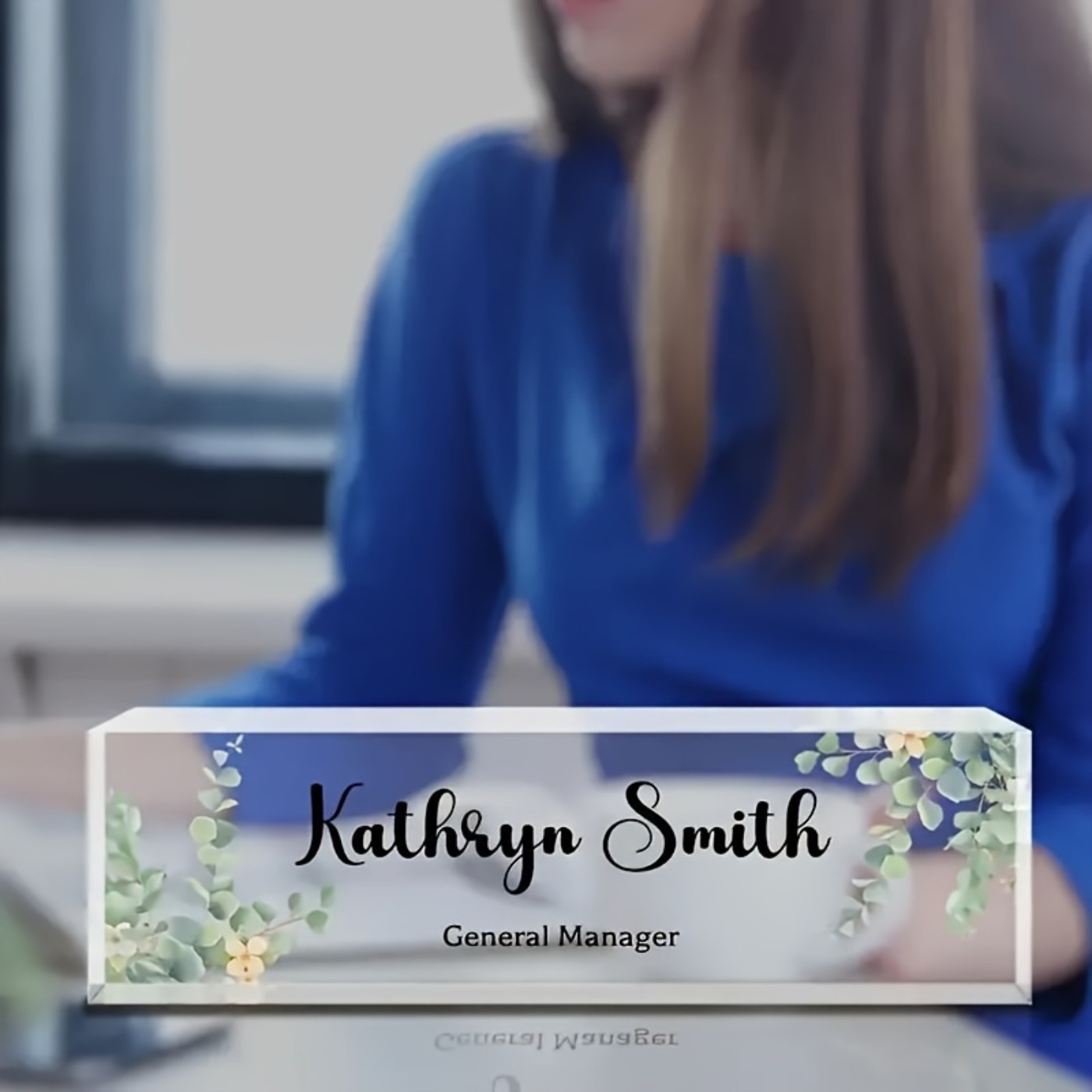 Custom 2D Acrylic Desk Name Pl - огляд і ціна Desk Name Plate