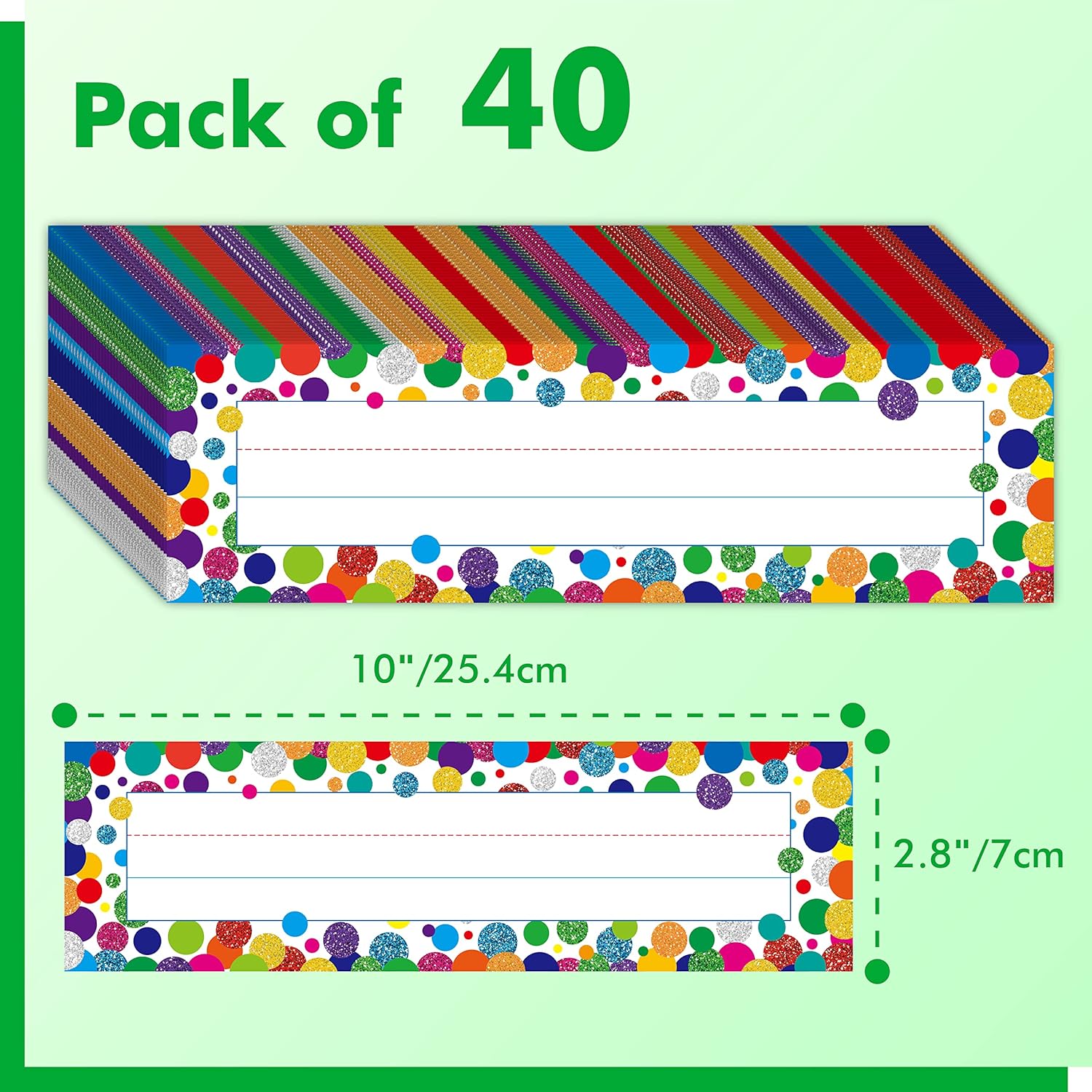 40 Pcs Desk Nameplates with Do - огляд і ціна Desk Name Plate