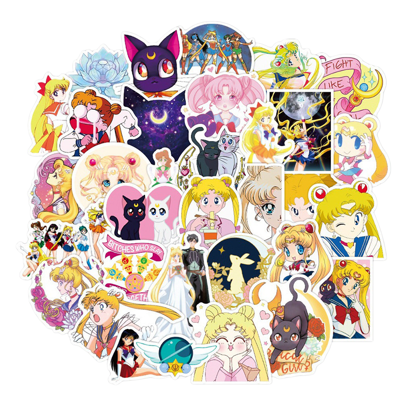 Sailor Moon stickers cartoon c - огляд і ціна Memo Pad Sticky