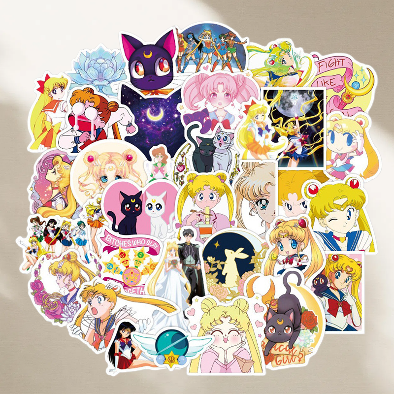 Sailor Moon stickers cartoon c - огляд і ціна Memo Pad Sticky