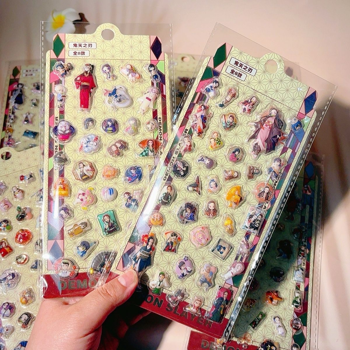 8Pcs Demon Slayer Agatsuma Zen - огляд і ціна Memo Pad Sticky