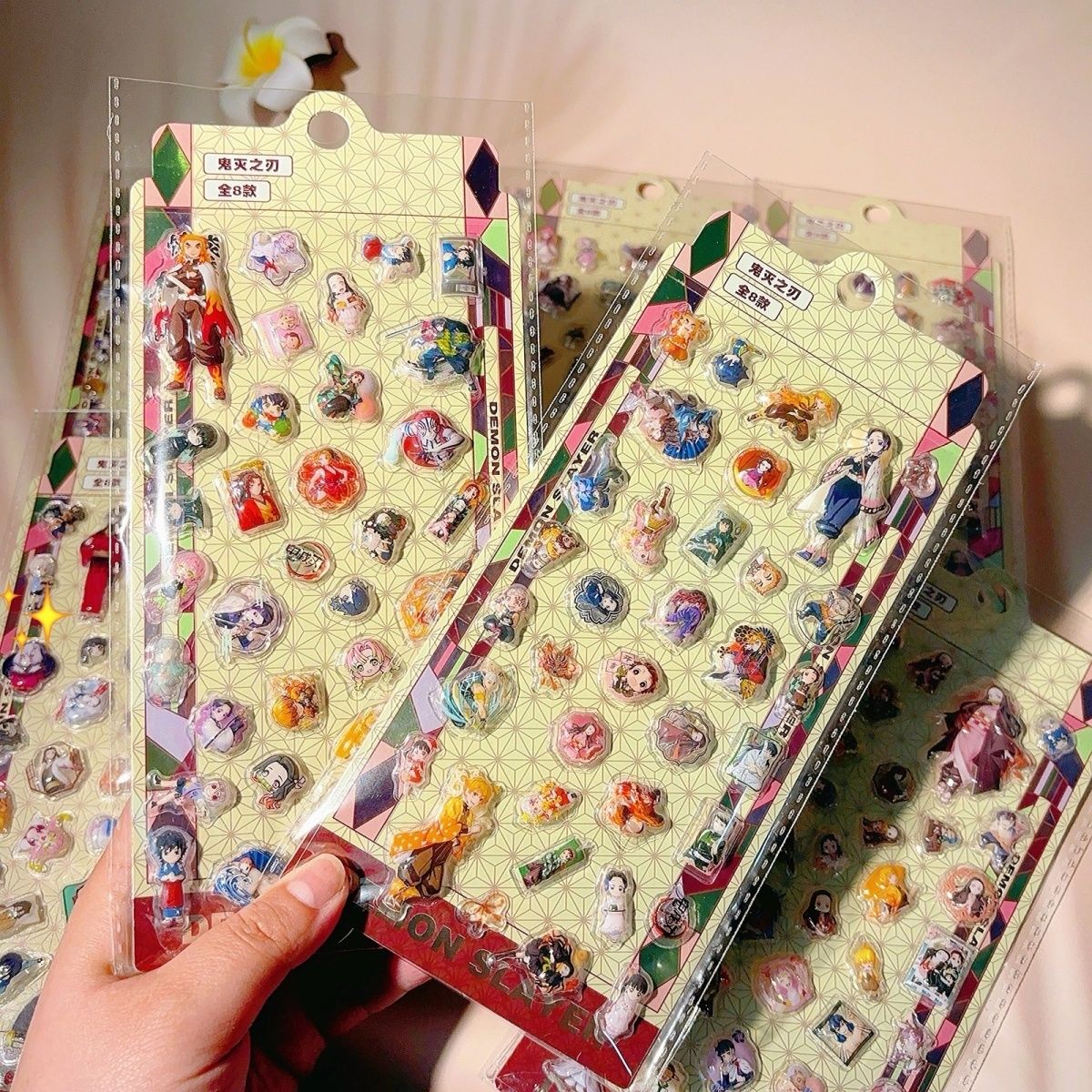8Pcs Demon Slayer Agatsuma Zen - огляд і ціна Memo Pad Sticky