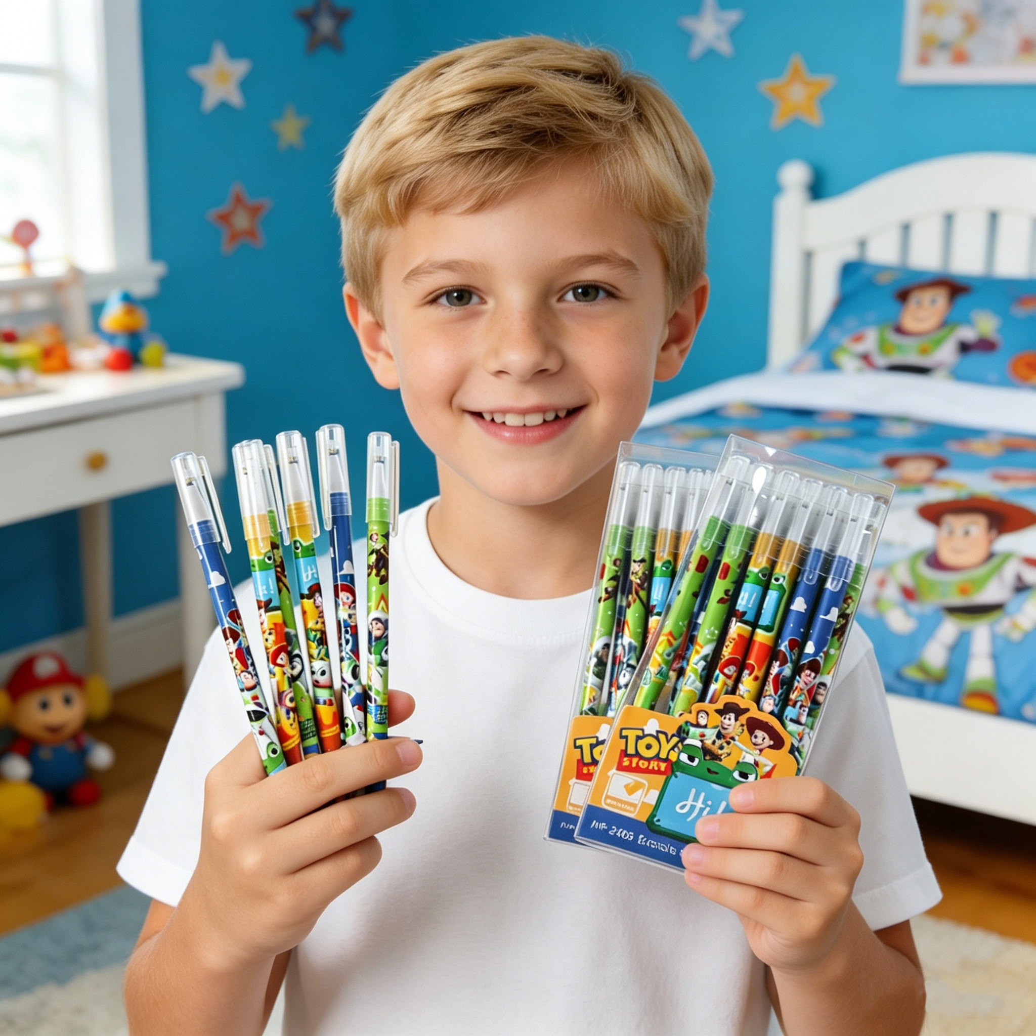 New 6/24pcs Toy Story Magic Er - огляд і ціна Office Supply Office Stationery Items